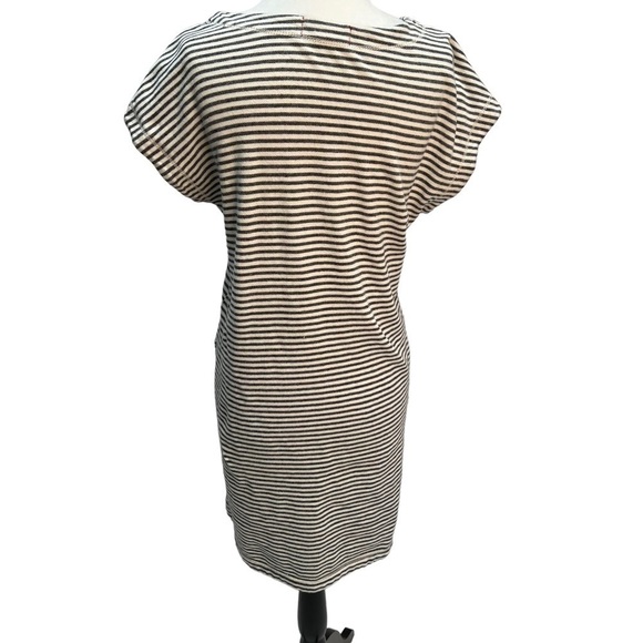 MAX Studio Striped Short Sleeve T-Shirt Dress Size S - Picture 6 of 11